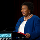 Democratic candidate for Georgia governor Stacey Abrams speaks during the Atlanta Press Club Loudermilk-Young Debate Series in Atlanta on Monday, Oct. 17, 2022.